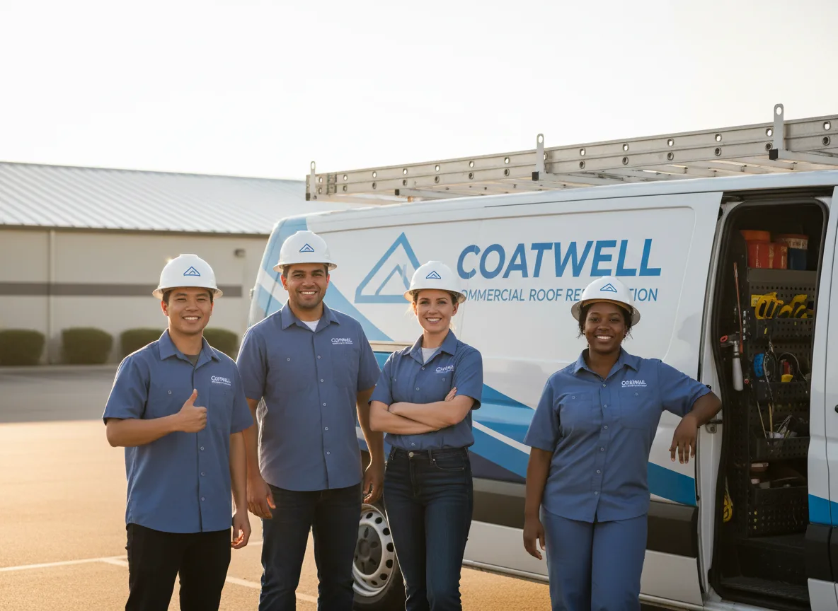 Commercial roof coating company in Clint, TX